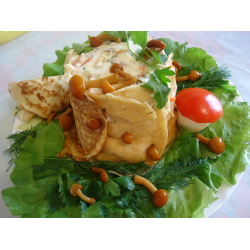 Салат «Пенек», пошаговый рецепт на ккал, фото, ингредиенты - Angy
