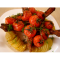 Фото Запеченная корейка с картофелем и помидорами на веточке
