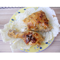Рецепт: Курица в горчично-сметанном соусе