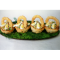 Фото Мясной салат с перепелиными яйцами в Пасхальных корзиночках