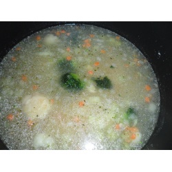 Рецепт: Суп овощной с куриным филе