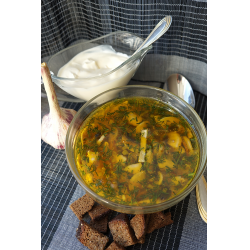 Рецепт: Суп-лапша с грибами