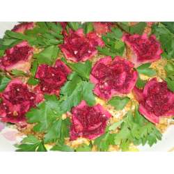Рецепт: Салат "Розы"