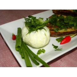 Рецепт: Яйцо Пашот с гренками и зеленью