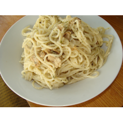 Рецепт: Спагетти с гибным соусом