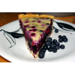 Открытый пирог с черникой и персиками рецепт – Американская кухня: Выпечка и десерты. «Еда»