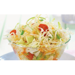 Рецепт: Салат из свежей капусты с овощами