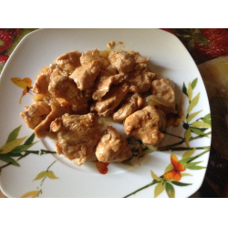 Рецепт: Филе куриной грудки запеченное с луком