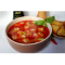 Фото Томатный суп с авокадо и креветками