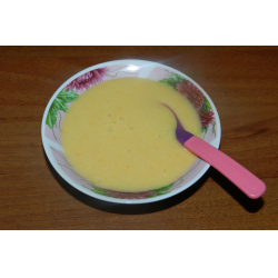 Рецепт: Крем-суп из овощей с кукурузной мукой