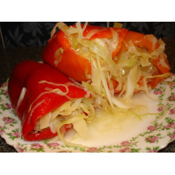 Рецепт: Фаршированный болгарский перец на зиму