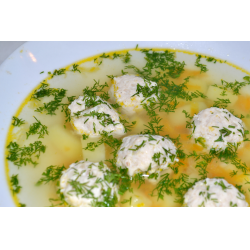 Рецепт: Суп с рыбными тефтелями
