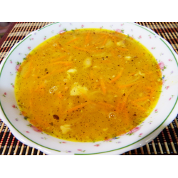 Рецепт: Суп-пюре "Гороховый с морковью"