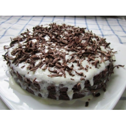 Рецепт: Шоколадный торт "Необыкновенное чудо"