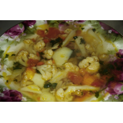 Рецепт: Суп "семейный" из цветной капусты