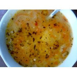 Рецепт: Суп с пшеном и телятины