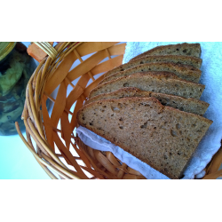 Рецепт: Ржано-пшеничный хлеб на закваске