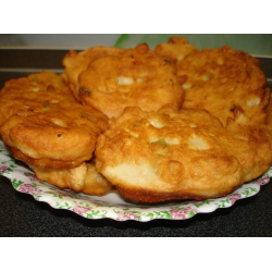 Рецепт: Ленивые пирожки с зеленым луком и яйцом