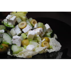 Рецепт: Зеленый греческий салат