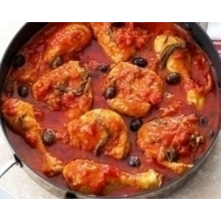 Рецепт: Филе куриное в томатном соусе