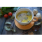 Фото Сырный суп с копченостями и грибами