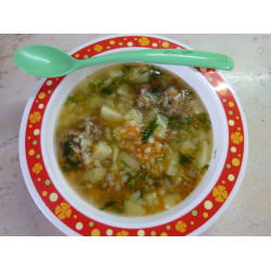 1. Суп с говядиной и рисом