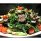 Фото Теплый салат с овощами и говядиной