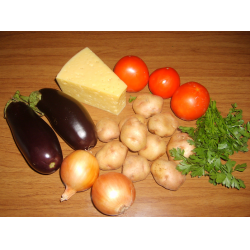 Рецепт: Запеченные овощи с сыром и зеленью