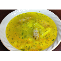 Рецепт: Суп-лапша с куриными шеями