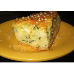 Рецепт: Пирог-суфле с картофелем и сыром