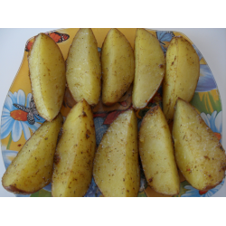 Рецепт: Картофель запеченый с приправами