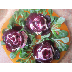 Рецепт: Закуска-салат "Розы в весенний день"