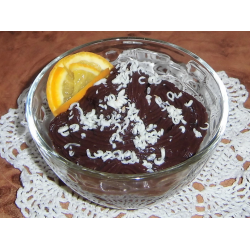 Рецепт: Заварной шоколадный крем с апельсином