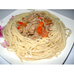 Рецепт: Спагетти с соусом "А-ля Болоньез"