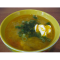 Фото Суп с варенными яйцами и соленным огурцом
