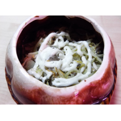 Рецепт: Свинина с картофелем и пекинской капустой