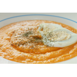 Рецепт: Пикантный суп-пюре из моркови