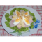 Фото Салат с бужениной, яйцами и сухариками