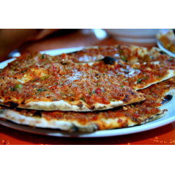 Рецепт: Турецкая пицца Лахмаджун