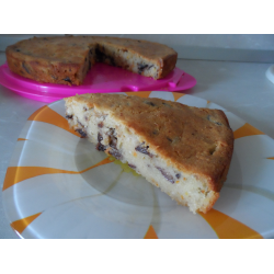 Рецепт: Пирог с творогом, черносливом и апельсиновой цедрой