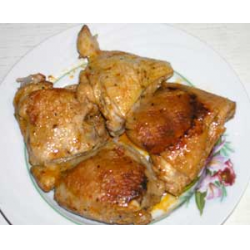 Рецепт: Жареные куриные окорочка