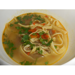Рецепт: Утиный суп с домашней лапшой