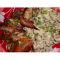 Фото Запеченое мясо утки с гарниром из шампиньонов