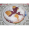 Фото Двухцветный малиново-ванильный кекс