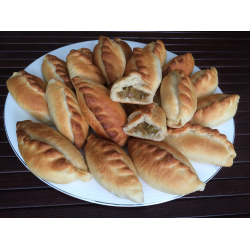 Рецепт: Пирожки с ревенем