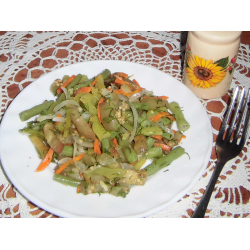Рецепт: Теплый овощной салат