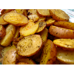 Рецепт: Картофель запеченный в духовке с чеснком