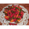 Фото Салат "Три помидора" с салями и черным хлебом