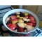 Фото Компот с ежевикой, клубникой, виноградом и яблоками