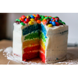 Рецепт: Радужный торт